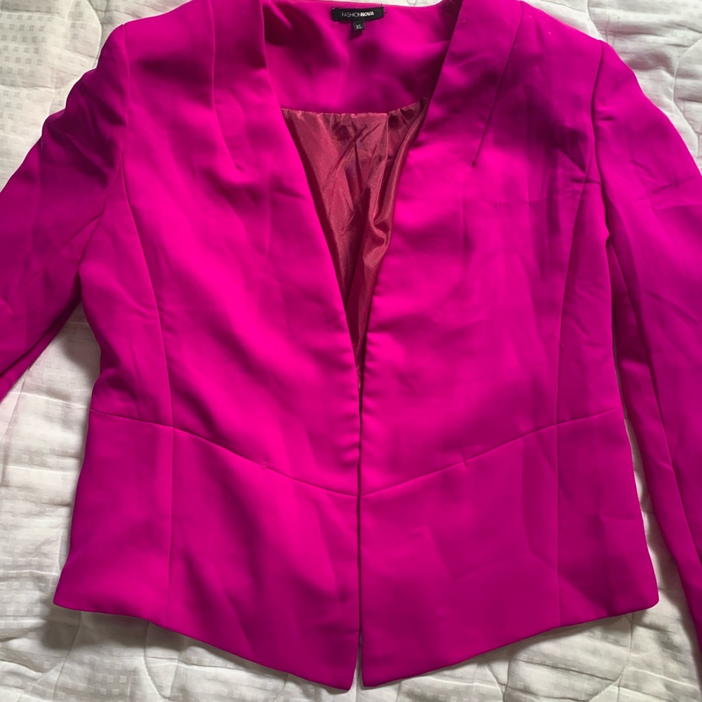 Pink Fashion Nova jacket